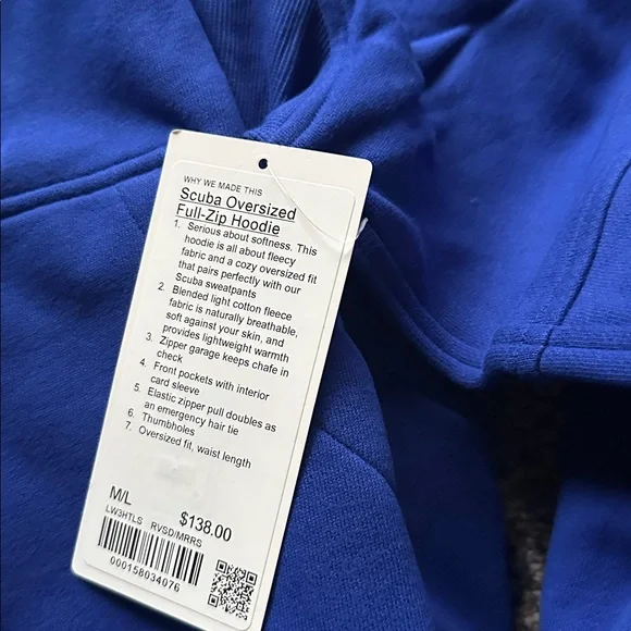 Lululemon Scuba Oversized Full Zip - Picture 4 of 4